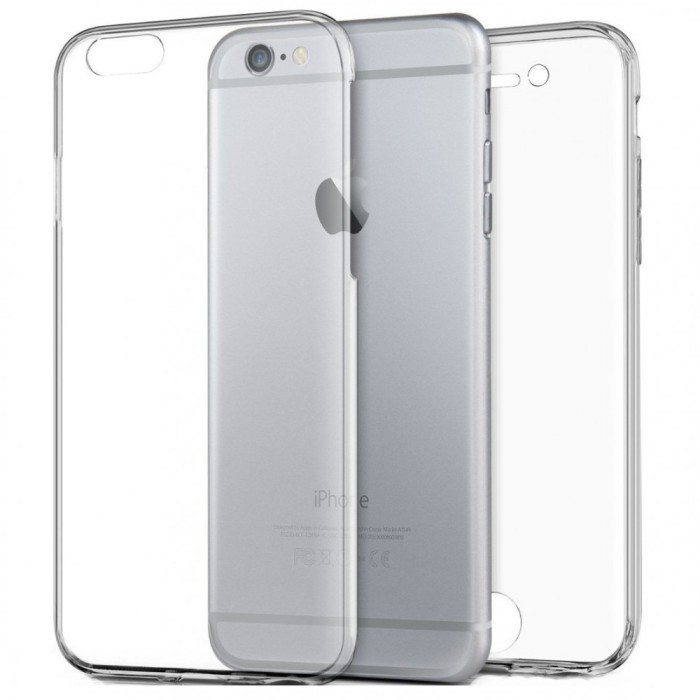 Husa de protectie Flippy&reg; pentru Apple iPhone 6/6S Plus Full Tpu 360 Transparent