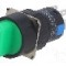 Comutator rotativ, 3 pozitii, ONPOW - LAS1-AY-22X/31/G/24V