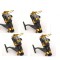 Set de 4 mulinete KT 5000A cu 6 rulmenti si bait runner