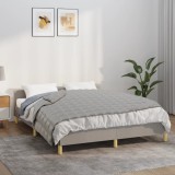 vidaXL Pătură cu greutăți, gri, 150x200 cm, 7 kg, material textil