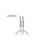 Cablu ultra plat cu mufa audio de 3,5 mm tata la tata-Lungime 1.5 Metri-Culoare Alb, Ugreen