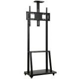 HOMCOM Suport Mobil pentru Televizor de 32-75 Inci, VESA Maxim 400x600, Negru | Aosom Romania
