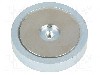 Magnet neodim, 8mm, 40mm, M5, ELESA+GANTER - GN 50.5-ND-40