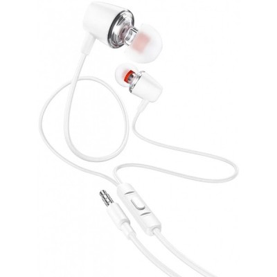 Handsfree 3.5mm HOCO M107, Alb foto