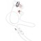 Handsfree 3.5mm HOCO M107, Alb