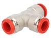 Racord push-in T pentru ramificație 0,99&divide;20bar -20&divide;80&deg;C