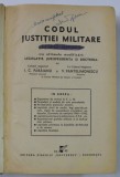 CODUL JUSTITIEI MILITARE , REGELE MIHAI I , de I.C. PARAIANU si V. PANTELIMONESCU , 1942