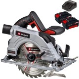Einhell TE-CS 18/190 Li BL SE PXC + Twinpack + 4514095 - Fierastrau circular 190x20 mm + Set 2 acumulatori si incarcator Li-Ion 18 V 4 Ah