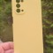 Huse silicon antisoc cu microfibra in interior Oppo A74 5G Galben