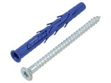 Diblu pin cu șurub 8x80mm din oțel zincat - 50 bucati