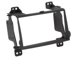 Cadru radio 2 DIN pentru Hyundai H1 - Black/Rubber-Touch