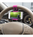 Suport telefon pentru volan pink