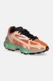 Lacoste sneakers L003 2K24 Textile culoarea portocaliu, 47SFA0012