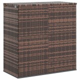 Cumpara ieftin Lada gradina pentru perne, maro, 100x49x103,5 cm, ratan PE
