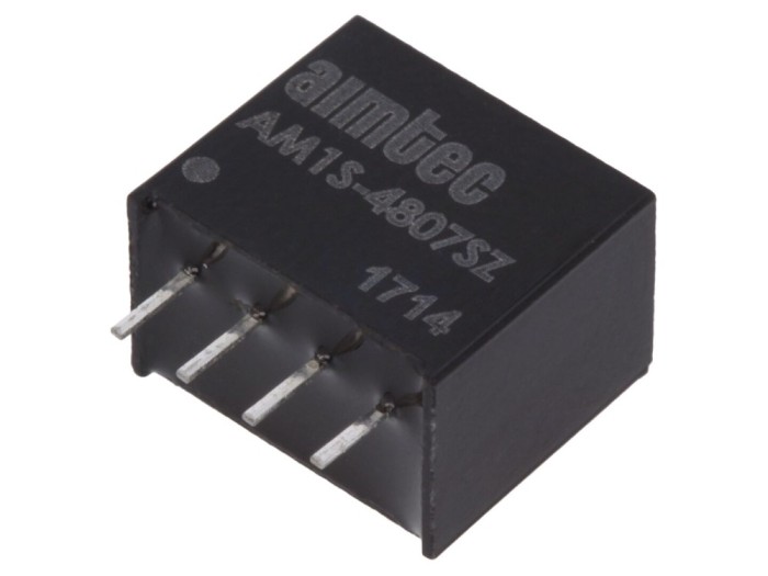 Convertor DC/DC 1W 48V la 7,2V