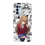 Husa compatibila cu Oppo A54 5G, Viceversa, model Aisaka taiga Manga Tora Dora, Silicon, TPU, Transparent, Carcasa