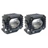 Set 2 proiectoare auto LED, lupa, 50W/set, 12/24V, 6000K, 3000lm, Universal