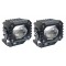 Set 2 proiectoare auto LED, lupa, 50W/set, 12/24V, 6000K, 3000lm