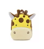 Rucsac gradinita, model Girafa, din plus, 24 x 10,5 x 26,5 cm