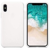 Husa Silicon Antișoc MyStyle Albă pentru Apple iPhone X - Protecție Ecran &amp; Cameră, Interior Microfibră