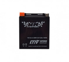 Acumulator moto/atv, YB12A-A, 12v, 12ah Cod Produs: MX_NEW AB0022B foto