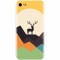 Husa silicon pentru Apple Iphone 6 Plus, Abstract Deer