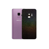 Cumpara ieftin Set Folii Skin Acoperire 360 Compatibile cu Samsung Galaxy S9 (Set 2) - ApcGsm Wraps Galactic Rainbow, Negru, Oem