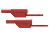 Cablu Masurare SCH&Uuml;TZINGER 16A Mufa Banana 4mm 2m PVC Rosu VSFK 8501/1/200/RT CAT II 1000V