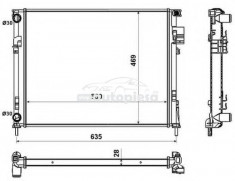 Radiator, racire motor OPEL VIVARO caroserie (F7) (2001 - 2014) ITN 01-2327RT foto