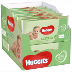 Set de 20 x Servetele umede Huggies Natural Care, 56 buc foto