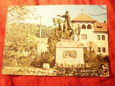Ilustrata Campeni judet Alba - Statuia lui Avram Iancu , circ. 1981 foto