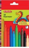 Carioci 2mm 10 culori Herlitz