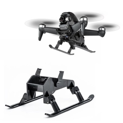 Tren de aterizare pliabil marca STARTRC compatibil cu drona DJI FPV pentru protectie foto