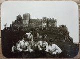 Elevi militari la cetatea Soimos, perioada interbelica// fotografie, Portrete, Romania 1900 - 1950