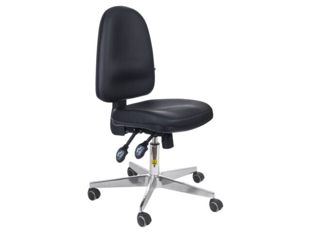 Scaun ESD RT WORK Dimensiuni 460x430mm, Spătar 440x510mm, &Icirc;nălțime Ajustabilă 470-600mm