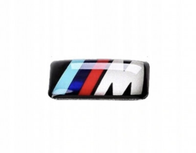 Autocolant BMW M-Power 1,6 cm Logo pentru jantele BMW M-Power foto