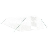 Cumpara ieftin Sera cu cadru din otel, alb, 48 m&sup2;, 12x4x2 m
