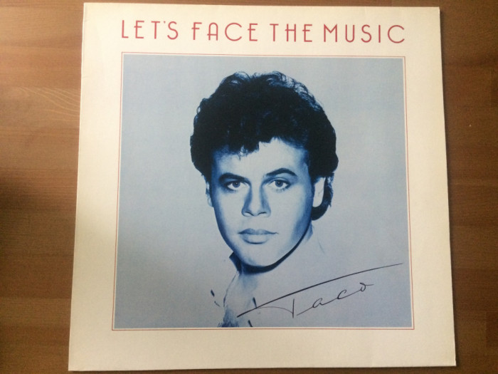 taco let&#039;s face the music 1984 disc vinyl lp muzica synth pop RCA germany VG+