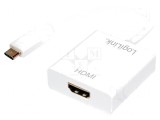 Adaptor HDMI USB-C Alb