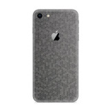 Cumpara ieftin Set Folii Skin Acoperire 360 Compatibile cu Apple iPhone 8 (Set 2) - ApcGsm Wraps HoneyComb Gray, Argintiu, Oem