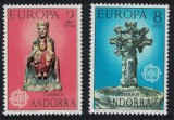Andorra Spanish 1974 Europa CEPT Mi.88-89 MNH CA.004
