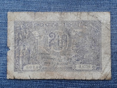 2 Lei 1915 Romania / seria J1779 foto