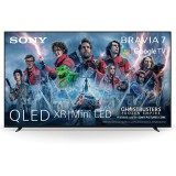 Televizor Sony BRAVIA 7 QLED XR l Mini LED 65XR70, 164 cm, Smart Google TV, 4K Ultra HD, 100 Hz, Clasa D (Model 2024)