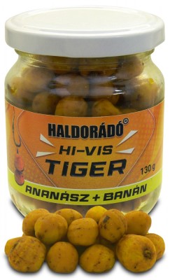 Haldorado - Alune tigrate Hi-Vis Tiger 130g - Ananas + Banana foto