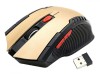 Mouse Gaming Wireless Optic AVX-AK303A, 1600 DPI, 2.4GHz, USB, Auriu