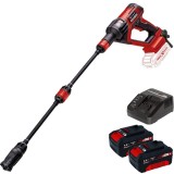 Einhell Hypresso 18/25 Li PXC + Twinpack + 4514095 - Pistol de spalat cu presiune + Set 2 acumulatori si incarcator Li-Ion 18 V 4 Ah