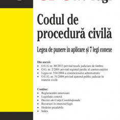 Codul de procedură civilă. Legea de punere în aplicare și 7 legi conexe - Paperback brosat - Evelina Mirela Oprina - Rosetti Internaţional