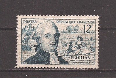 Franta 1955 - 200 de ani de la nașterea lui J.P.C de Florian, MNH foto