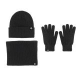 Cumpara ieftin Set caciula, guler si manusi, SP043, Negru