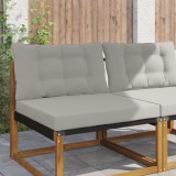 vidaXL Perna pentru canapea de exterior 2 pcs Gri Poliester 900898